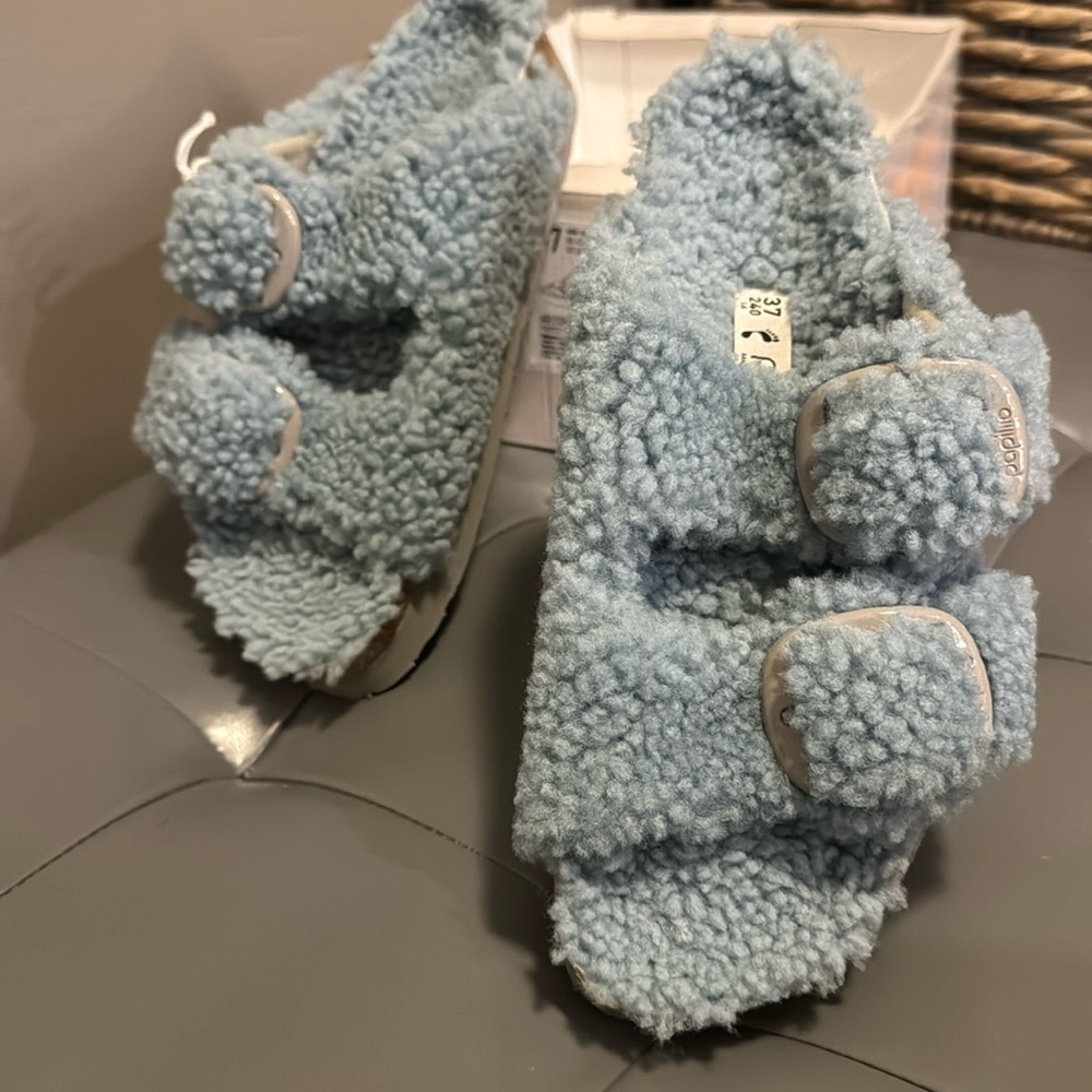 Birkenstock Papillio Arizona Shearling Slides